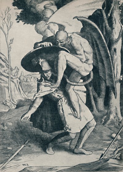 क्रिश्चियन फाइटिंग अपोलोन, 1895, 1923 द्वारा विलियम स्ट्रैंड