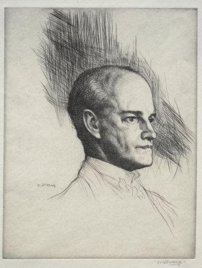 जॉन गल्सवर्थी, 1920। द्वारा विलियम स्ट्रैंड
