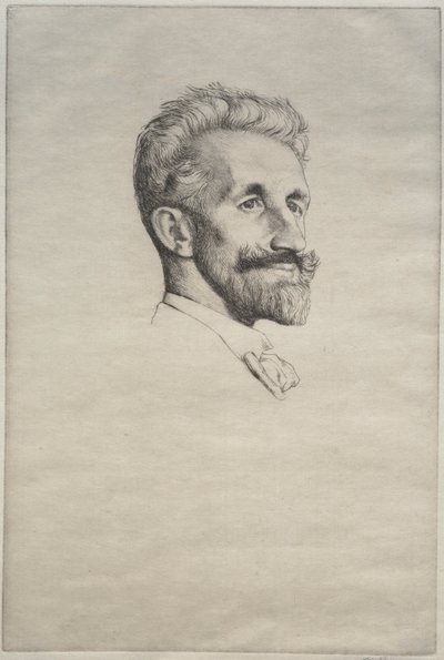 रॉबर्ट बोंटीन कनिंघम ग्राहम, 1898। द्वारा विलियम स्ट्रैंड