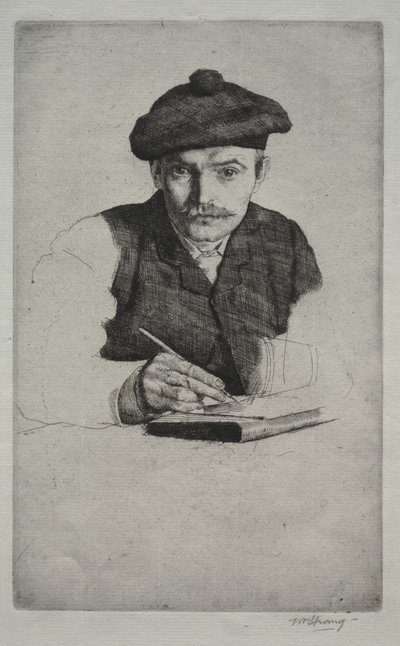 सेल्फ-पोर्ट्रेट, 1885। द्वारा विलियम स्ट्रैंड