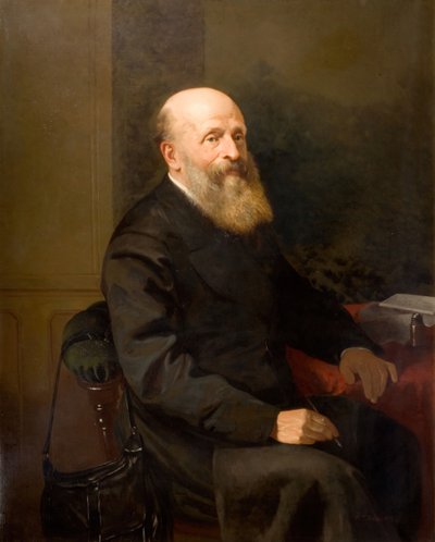 जॉन बर्ट डेविस का पोर्ट्रेट, 1873। द्वारा विलियम थॉमस रोडेन