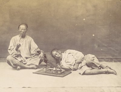 अफीम धूम्रपान करने वाला, 1867। द्वारा विलियम थॉमस सॉन्डर्स