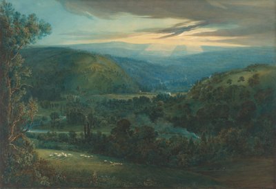 डेवोन की घाटियों में डॉन, 1832। द्वारा जोसेफ मैलॉर्ड विलियम टर्नर