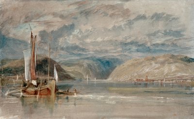 Rüdesheim, Binger Loch का दृश्य द्वारा Joseph Mallord William Turner