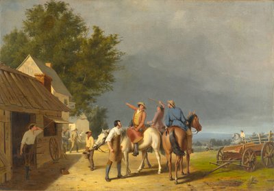 लेक्सिंगटन की लड़ाई की पहली खबर, 1847 द्वारा William Tylee Ranney