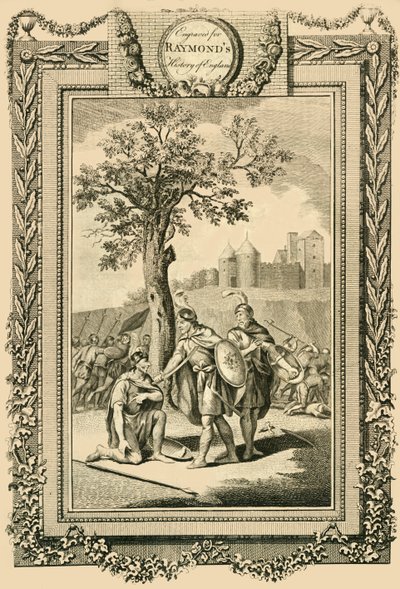 अपने पिता, एडवर्ड द एल्डर के जीवन को बचाने वाले राजा एटहेल्स्टन ..., c1786। द्वारा विलियम वॉकर