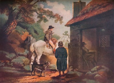 द टर्नपाइक गेट, c1805 द्वारा विलियम वार्ड