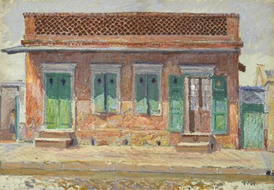 ड्यूमिन स्ट्रीट, न्यू ऑरलियन्स पर घर, c.1904 द्वारा विलियम वुडवर्ड