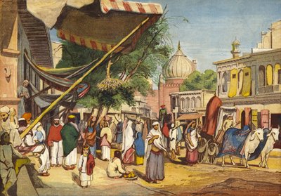 जामा मस्जिद, दिल्ली, भारत के पीछे की सड़क द्वारा कारपेंटर के बाद विलियम