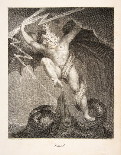 बवंडर, पब। 1795 (उत्कीर्णन) द्वारा विलियम और फुसेली हेनरी ब्लेक