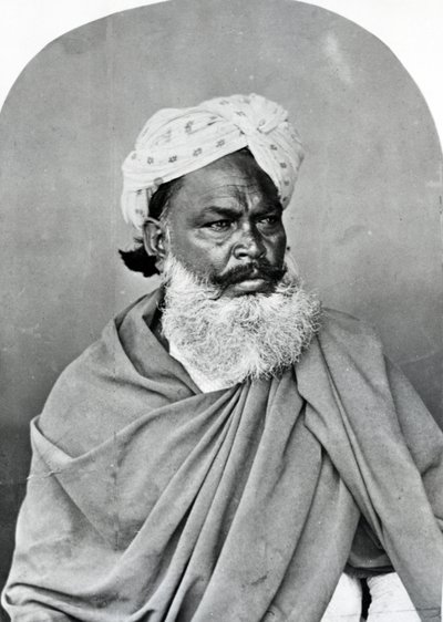&39;द कॉस्ट्यूम्स एंड पीपल ऑफ इंडिया&39; से भारतीय आदमी का चित्रण, c.1860 द्वारा Willoughके द्वारा वालेस हूपर
