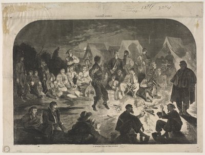पोटोमैक, 1861 में एक बीवैक ललित। द्वारा विंसलो होमर