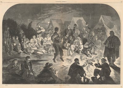 पोटोमैक पर एक शिविर में आग; हार्पर से द्वारा विंसलो होमर