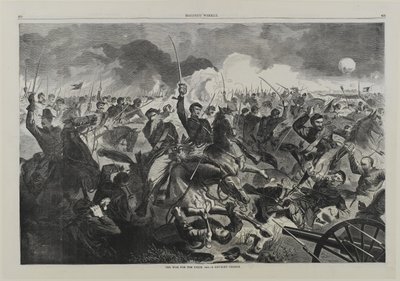 संघ के लिए एक युद्ध 1862 - ए कैवेलरी चार्ज द्वारा विंसलो होमर