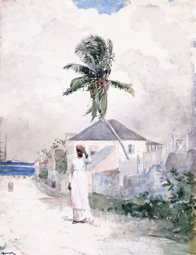 रोड के साथ, बहामा, 1885 द्वारा विंसलो होमर