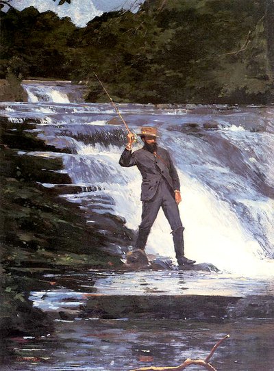 एक एंगलर, 1874 द्वारा विंसलो होमर