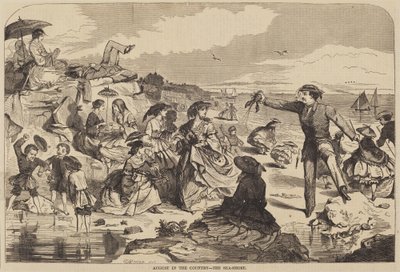 देश में अगस्त - द सी शोर, 1859 में प्रकाशित हुआ। द्वारा विंसलो होमर