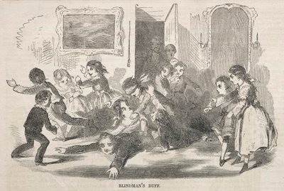 ब्लाइंडमैन बफ, 1857। द्वारा विंसलो होमर