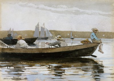 बॉयज़ इन ए डोरी, 1873। द्वारा विंसलो होमर