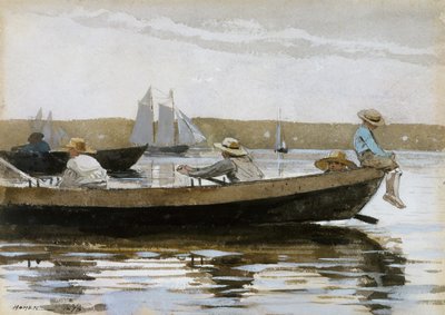 डोरी में लड़के, 1873। द्वारा विंसलो होमर