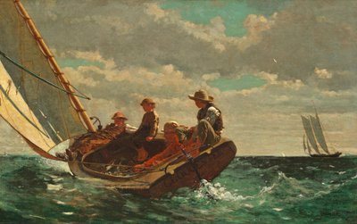 ब्रीज़िंग अप (ए फेयर विंड) 1873-76 द्वारा Winslow Homer