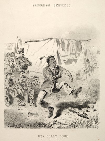 अभियान रेखाचित्र: हमारा जॉली कुक, 1863। द्वारा विंसलो होमर