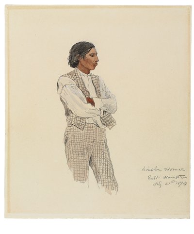 डेविड फेरोह, द लास्ट ऑफ़ द मोंटाक्स, 1874 द्वारा विंसलो होमर