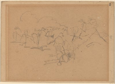 मार्च का अंत [रेक्टो], 1862। द्वारा विंसलो होमर