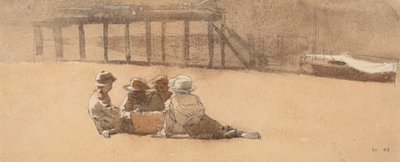 समुद्र तट पर चार लड़के, 1873। द्वारा विंसलो होमर