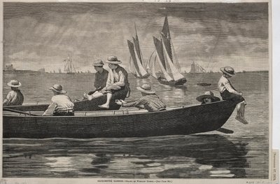 ग्लॉसेस्टर हार्बर, 1873। द्वारा विंसलो होमर