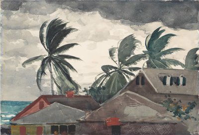 तूफान, बहामास, 1898। द्वारा विंसलो होमर