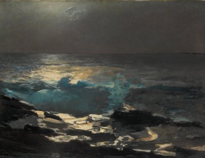 मूनलाइट, वुड आइलैंड लाइट, 1894 द्वारा Winslow Homer