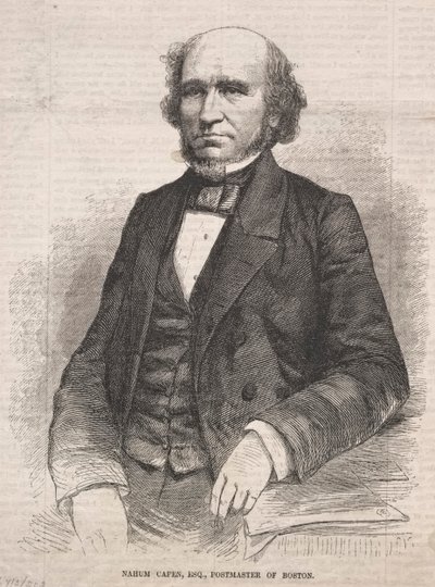 नहूम कैपेन, एस्क।, बोस्टन के पोस्टमास्टर, 1859। द्वारा विंसलो होमर