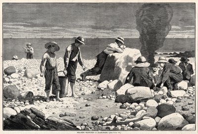 सीसाइड स्केच - ए क्लैम-बेक, 1873। द्वारा विंसलो होमर