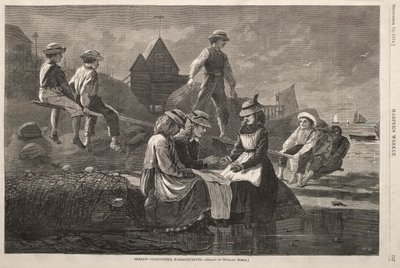 सॉ देखें - ग्लूसेस्टर, मैसाचुसेट्स, 1874। द्वारा विंसलो होमर