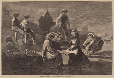 सीसॉ - ग्लूसेस्टर, मैसाचुसेट्स, 1874 में प्रकाशित हुआ। द्वारा विंसलो होमर