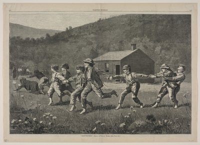 स्नैप-इन-व्हिप, 1873। द्वारा विंसलो होमर