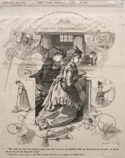 दसवीं आज्ञा, 1870। द्वारा विंसलो होमर