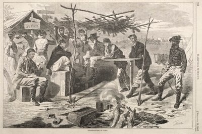 शिविर में धन्यवाद, 1862। द्वारा विंसलो होमर
