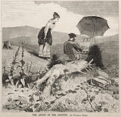 देश में कलाकार, 1869। द्वारा विंसलो होमर