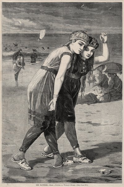 द बाथर्स, 1873। द्वारा विंसलो होमर