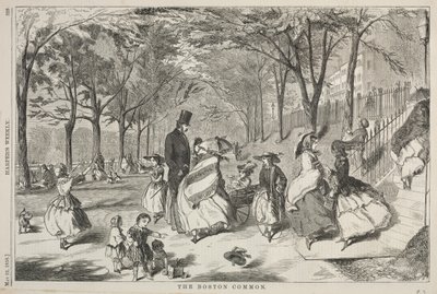 बोस्टन कॉमन, 1858। द्वारा विंसलो होमर