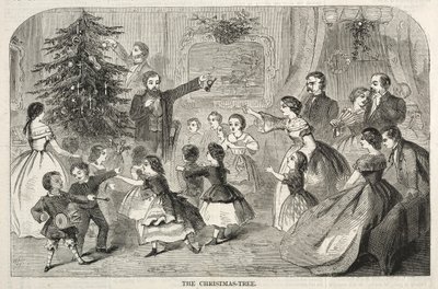 क्रिसमस ट्री, 1858। द्वारा विंसलो होमर