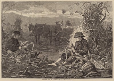 द लास्ट डेज़ ऑफ़ हार्वेस्ट, 1873 में प्रकाशित हुआ। द्वारा विंसलो होमर