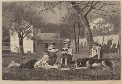 द नूनिंग, 1873 में प्रकाशित हुआ। द्वारा विंसलो होमर