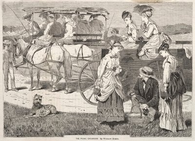 पिकनिक भ्रमण, 1869। द्वारा विंसलो होमर