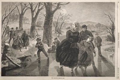 स्केटिंग सीजन - 1862, 1862। द्वारा विंसलो होमर