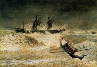 1881 में आयरन क्लाउड के मलबे द्वारा Winslow Homer