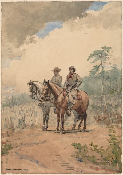 दो स्काउट्स, 1887। द्वारा विंसलो होमर