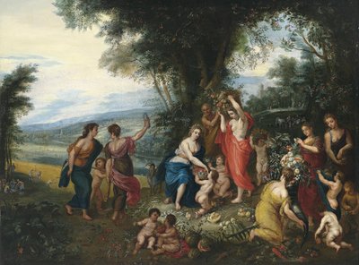 समर का रूपक द्वारा जन Brueghel की कार्यशाला बड़ी